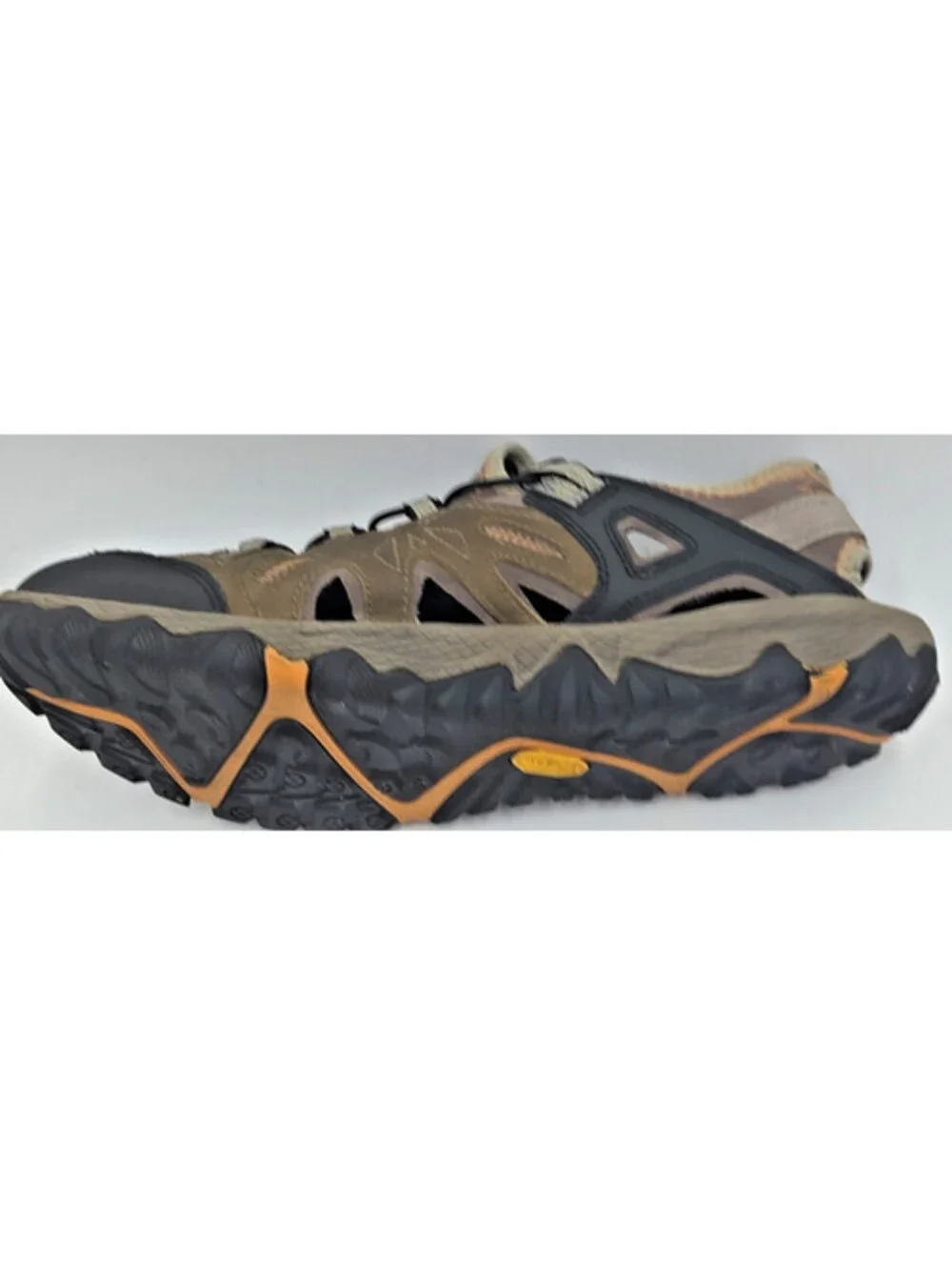 Merrell All Out Blaze Sieve Mens 10.5 Hiking Water Sandals Vibram Brown